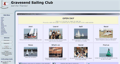 Desktop Screenshot of gravesendsailingclub.co.uk