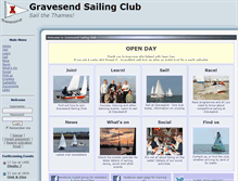 Tablet Screenshot of gravesendsailingclub.co.uk